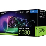 PNY GeForce RTX 5080 ARGB OC grafische kaart DLSS 4, 3x DisplayPort, 1x HDMI 2.1