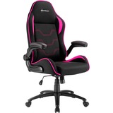 Sharkoon ELBRUS 1 Gaming Chair gamestoel Zwart/pink (roze)