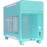 Thermaltake TR100 Mint Strawberry mini tower behuizing Mint/bes | 2x USB-A | 1x USB-C