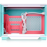 Thermaltake TR100 Mint Strawberry mini tower behuizing Mint/bes | 2x USB-A | 1x USB-C