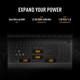 ASUS TUF Gaming A16 FA608UP-TU148W 16"  gaming laptop Donkergrijs | Ryzen 7 260 | RTX 5070 | 16 GB | 1 TB SSD