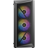 Antec AX67 ARGB midi tower behuizing Zwart | 3x USB-A | Tempered Glass