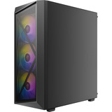 Antec AX67 ARGB midi tower behuizing Zwart | 3x USB-A | Tempered Glass