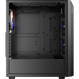 Antec AX67 ARGB midi tower behuizing Zwart | 3x USB-A | Tempered Glass