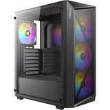 Antec AX67 ARGB midi tower behuizing Zwart | 3x USB-A | Tempered Glass