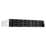 Asustor Lockerstor 12R Pro Gen2 (AS7212RDX) nas Zwart/metaal, 2x 1G LAN, 2x 10G LAN, 4x USB 3.2 Gen 1