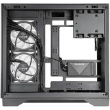 Chieftec Visio midi tower behuizing Zwart | 2x USB-A | 1x USB-C | RGB | Tempered Glass