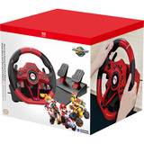 HORI Mario Kart Racing Wheel Pro Deluxe simulatorset Rood/zwart, Nintendo Switch 2, Nintendo Switch, Nintendo Switch OLED, Pc