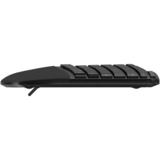 Kensington Pro Fit Ergo KB675 EQ TKL Rechargeable Keyboard Zwart, EU lay-out (QWERTY), Membraan, 80% (TKL), Bluetooth, 2.4 GHz
