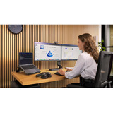 Kensington Pro Fit Ergo KB675 EQ TKL Rechargeable Keyboard Zwart, EU lay-out (QWERTY), Membraan, 80% (TKL), Bluetooth, 2.4 GHz