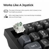 Keychron Q6 HE 8K Magnetic Switch Keyboard, toetsenbord Zwart, US lay-out, Keychron Ultra-Fast Lime, RGB, Hot swap, 8K