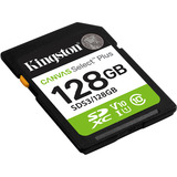 Kingston Canvas Select Plus 128 GB SDXC geheugenkaart UHS-I U1, Class 10, V10