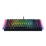 Razer BlackWidow V4 75%, gaming toetsenbord Zwart, US lay-out, Razer Orange, RGB leds, TKL, Doubleshot ABS, hot swap