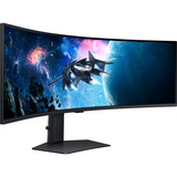 SAMSUNG Odyssey G9 S49CG950EU 49" Curved UltraWide gaming monitor Zwart, 240 Hz, HDMI, DisplayPort, AMD FreeSync