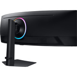 SAMSUNG Odyssey G9 S49CG950EU 49" Curved UltraWide gaming monitor Zwart, 240 Hz, HDMI, DisplayPort, AMD FreeSync
