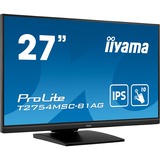 iiyama ProLite T2754MSC-B1AG 27" touchscreen monitor Zwart, VGA, HDMI, Sound, Touch