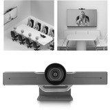 ACT Connectivity Full HD Conference Camera met microfoon, pan, tilt en zoom webcam Zwart