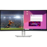 Dell S3423DWC 34" Curved UltraWide Monitor Zilver, 2x HDMI | Sound | KVM | 100Hz