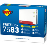FRITZ! Box 7583 VDSL Edition International router Rood, 4G