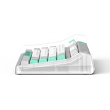 Iqunix OG80 Wormhole Wireless Mechanical Keyboard Grijs, US lay-out (QWERTY), IQUNIX Moonstone, 80% (TKL)	, RGB leds, Hot-swappable, PBT, 2.4GHz | Bluetooth 5.1 | USB-C