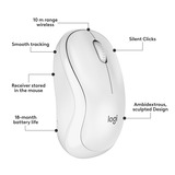 Logitech MK295 Silent Wireless Keyboard and Mouse Combo desktopset Grijs, US-International lay-out (QWERTY), 100%