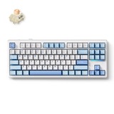 MCHOSE K87 Blue Icy Creamsicle Mechanical RGB toetsenbord Wit, US lay-out (QWERTY), Kailh Box Icy Creamsicle, 80% (TKL)	, RGB, Hot swap, Double-Shot PBT, draadloos | Bluetooth | USB-C
