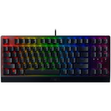 Razer BlackWidow V3 TKL, gaming toetsenbord Zwart, US lay-out, Razer Green, RGB leds, TKL, Doubleshot ABS