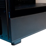 SilverStone  mini tower behuizing Zwart | 2x USB-A | 1x USB-C | RGB | Window
