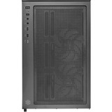 SilverStone  mini tower behuizing Zwart | 2x USB-A | 1x USB-C | RGB | Window