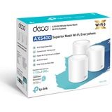 TP-Link Deco X60 V3.2 mesh router Wit, 3 stuks, 2.4 GHz / 5 GHz Dual-band