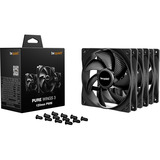 be quiet! Pure Wings 3 case fans Zwart, 3 stuks, 120 x 120 x 25 mm, PWM