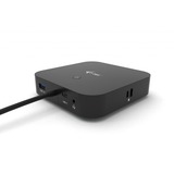 i-tec USB-C HDMI DP Docking Station with Power Delivery 65W + i-tec Universal Charger 77 W Zwart
