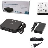 i-tec USB-C HDMI DP Docking Station with Power Delivery 65W + i-tec Universal Charger 77 W Zwart