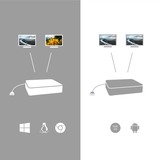 i-tec USB-C HDMI DP Docking Station with Power Delivery 65W + i-tec Universal Charger 77 W Zwart