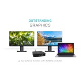 i-tec USB-C HDMI DP Docking Station with Power Delivery 65W + i-tec Universal Charger 77 W Zwart