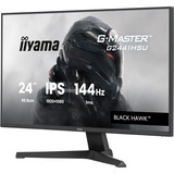 iiyama G-Master Black Hawk G2441HSU-B1 23.8" gaming monitor Zwart, 144Hz, HDMI, DisplayPort, USB, Audio, AMD Free-Sync