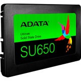 ADATA Ultimate SU650, 512 GB SSD Zwart, ASU650SS-512GT-R, SATA/600