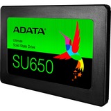 ADATA Ultimate SU650, 512 GB SSD Zwart, ASU650SS-512GT-R, SATA/600