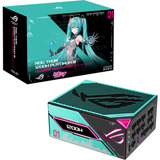ASUS ROG Thor Platinum III Hatsune Miku Edition modulaire 1200 watt voeding  Zwart, 1x 12V-2x6, 4x PCIe