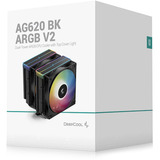 DeepCool AG620 BK ARGB V2 CPU-koeler Zwart