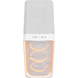 Fractal Design Meshify 3 Ambience Pro RGB Clear Tint midi tower behuizing Wit | 2x USB-A | 1x USB-C | RGB | Tempered Glass