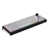 Hator Skyfall Wireless RGB mechanisch gaming toetsenbord Zwart, US lay-out (QWERTY), HATOR Aurum Sterling, 65%, RGB, Double shot ABS, Hot-swap, 2.4GHz | Bluetooth | USB-C