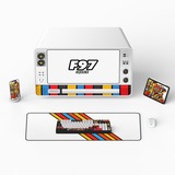 Iqunix F97 Graffiti Diary Wireless Mechanical Keyboard Zwart, US lay-out (QWERTY), Cherry MX Brown, 96%, RGB leds, Hot-swappable, PBT, 2.4GHz | Bluetooth 5.1 | USB-C