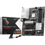 MSI PRO B840-P WIFI socket AM5 moederbord Zwart/zilver, RAID, 2.5 Gb-LAN, Wi-Fi 7, BT, Sound, ATX
