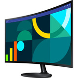 SAMSUNG Essential S27D362GAU 27" Curved monitor Zwart, 100 Hz, VGA, HDMI
