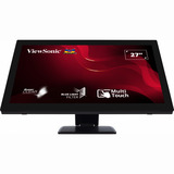 ViewSonic 10-point Touch Screen monitor TD2760 27"  Zwart, 1x HDMI, 1x DisplayPort, VGA, USB-A, USB-B