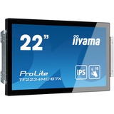 iiyama ProLite TF2234MC-B7X 22" Public Display Zwart, Touch, VGA, HDMI, DisplayPort