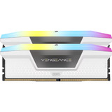 Corsair 32 GB DDR5-6000 (2x 16 GB) Kit werkgeheugen Wit, CMH32GX5M2E6000Z36W, Vengeance RGB, XMP
