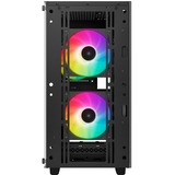 DeepCool CC360 ARGB mini tower behuizing Zwart | 2x USB-A | RGB | Window