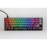 Ducky One 3 SF Aura RGB mechanisch toetsenbord Zwart, US lay-out (QWERTY), Cherry MX Brown, 65%, ABS Double Shot, hot swap